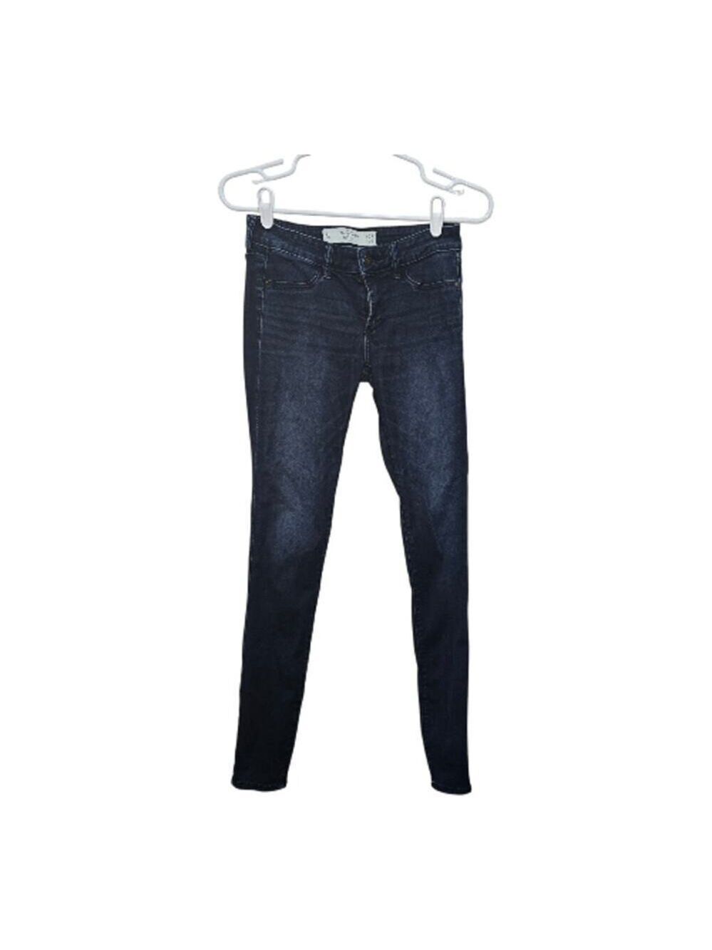 Abercrombie & Fitch A&F Jegging Jeans 2L Dark Wash Skinny Stretch
